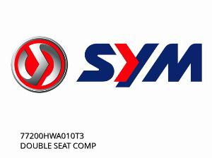 ASIENTO DOBLE COMP - 77200HWA010T3 - SYM