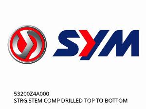 ASSEMBLAGGIO DELLO STERZO FORATO DALL'ALTO AL BASSO - 53200Z4A000 - SYM