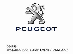 AUSPUFF- UND ANSAUGVERBINDUNGEN - 064759 - Peugeot