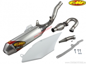 Auspuffanlage FMF Q4 HEX MegaBomb - Honda CRF 450 R / CRF 450 RX ('17-'20) (Aluminium - Stahl) - FMF