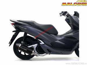 Auspuffanlage RX schwarz (3218199.K0) - homologiert - Honda PCX 125i H2O 4T E4 '18-'20 (EU-homologiert) - Malossi