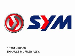 AUSPUFFDÄMPFER ASSY. - 1830AN28000 - SYM