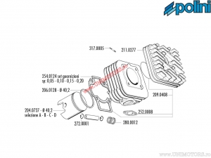 Auspuffdichtung Evolution (252.0008) - Polini