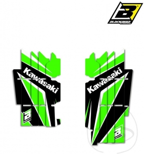 Autocolante para lâminas do radiador - Kawasaki KX 250 4T C ('21-'22) / KX 250 4T XC D ('21-'22) / KX 450 F ('16-'20) - JM