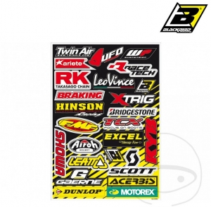 Autocollant logo - SPONSOR PVC 50x35 cm - JM