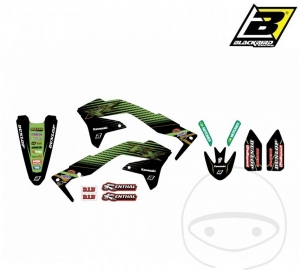 Autocollants de carénage et couverture - Kawasaki KX 450 F ('16-'18) - JM