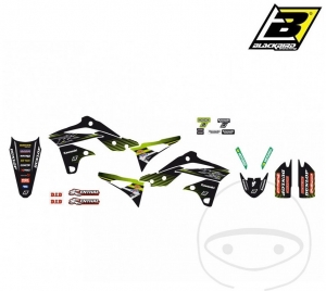 Autocollants de carénage - Kawasaki KX 250 F 4T ('13-'16) - JM