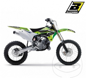 Autocollants de carénage - Kawasaki KX 85 I C 17/14 pouces ('14-'20) / KX 85 II D 19/16 pouces ('14-'20) - JM