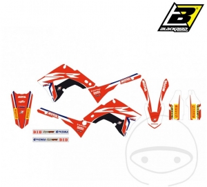 Autocollants de carénage - REPLICA HRC HONDA - JM