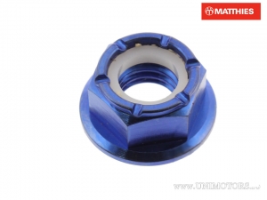 Autolocking collar nut Pro Bolt M8 x 1.25 mm blue titanium - JM