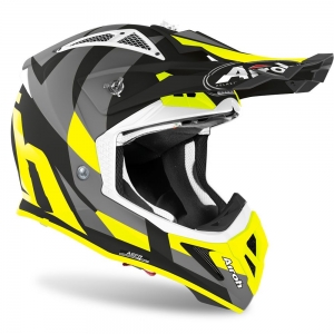 Aviator Ace Trick Helmet Matte Yellow: Size - XL