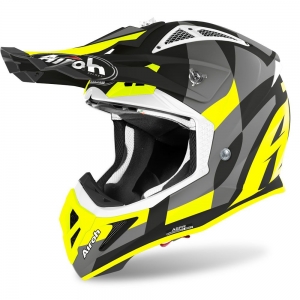 Aviator Ace Trick Helmet Matte Yellow: Size - XL