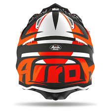 Aviator Ace Trick Helmet Orange Glossy: Size - M