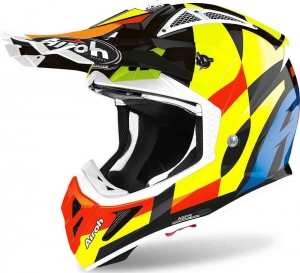 Aviator Ace Trick motorhelm glanzend zwart: Maat - XL