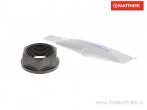 Axle nut M25 x 1.25 mm x 28 mm black titanium - Cagiva Mito 125 6-speed / Ducati 748 748 R Sport Production / 916 916 - JM