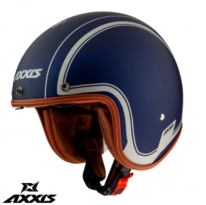 Axxis Modell Hornet SV Royal A7 mattblauer Helm (integriertes Sonnenvisier) - Mattblau, S (55/56cm)