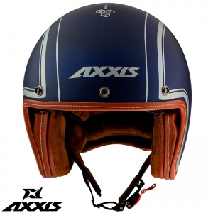 Axxis Modell Hornet SV Royal A7 mattblauer Helm (integriertes Sonnenvisier) - Mattblau, S (55/56cm)