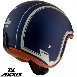 Axxis Modell Hornet SV Royal A7 mattblauer Helm (integriertes Sonnenvisier) - Mattblau, S (55/56cm)