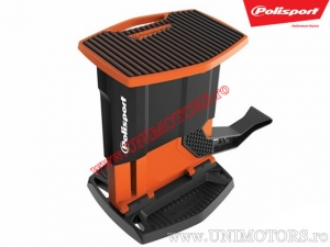 Béquille Centrale Pliante Orange pour Moto Enduro/Cross - Polisport