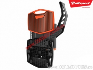 Béquille Centrale Pliante Orange pour Moto Enduro/Cross - Polisport