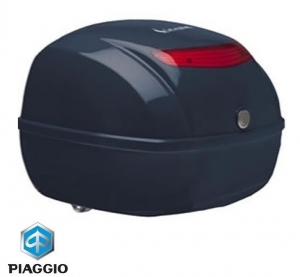 Bagageiro de 32 litros original - cor: azul - Vespa LX / Vespa LXV / Vespa S 2T-4T 50-125-150cc - Piaggio