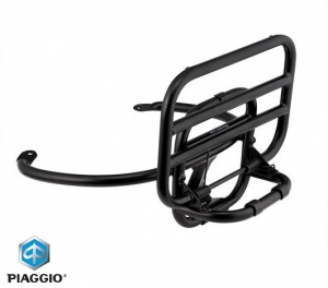 Bagageiro traseiro preto - Vespa GTS / GTS Super / GTS Super Sport / GTV / GTV Sei Giorni 4T LC 125-250-300cc - Piaggio