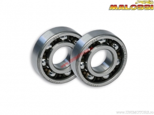 Ball bearings crankshaft (diameter 20x47x14mm / clearance C4) - Minarelli / Yamaha / Derbi D50B0 / EBS050 - 50 2T - Malossi