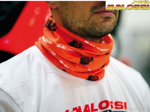 Bandana multifunctionala (portocalie) - Malossi