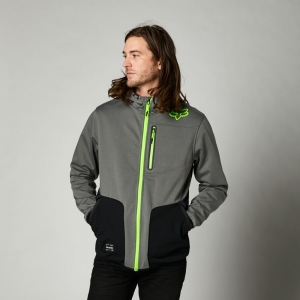 Barricade Softshell Fleece motoros dzseki [Szürke]: Méret - L