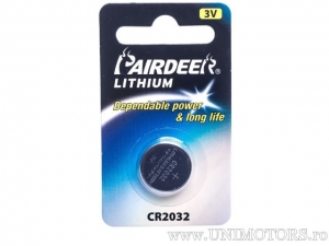 Batería CR2032 de litio 3V 230mAh en blister - Pairdeer