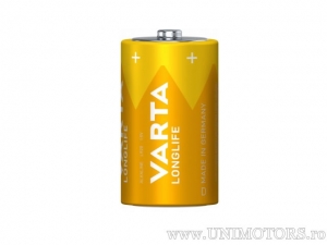 Batterie D Alkaline Longlife 1.5V blister set 2 pièces - Varta