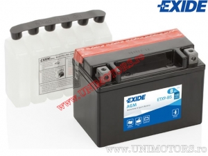 Batterie - Exide YTX9-BS 12V 8Ah