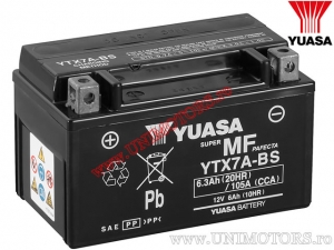 Batterie - Yuasa YTX7A-BS 12V 6Ah