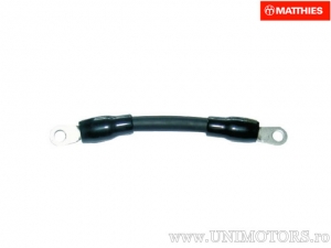 Battery cable black 250mm - JM