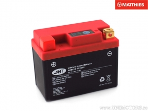 Battery HJB612-FP lithium-ion 6V 2.4Ah - Honda CB 125 K ('72-'75) / CM 125 T ('78-'81) / CM 185 T ('78-'80) - JM