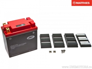 Battery HJTX14AH-FP lithium-ion 12V 5Ah - Harley Davidson XL 1200 / Honda VT 750 / Kawasaki KLR 650 / Yamaha SRX 600 - JM