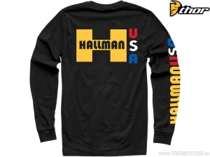 Big H Tee casual póló (fekete) - Hallman