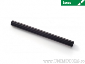 Black aluminum handlebar tube 22mm length 285mm HEAVY DUTY RACING for clamp diameter D45 / D50 / D53 / D55 - Lucas TRW