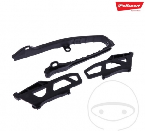 Black Chain Guide Set Polisport - Suzuki RM-Z 250 ('19) / Suzuki RM-Z 450 ('18-'19) - JM