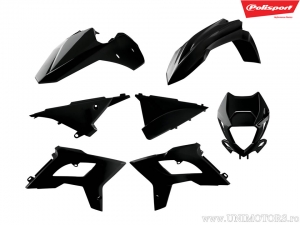 Black plastic set - Beta RR 125 AC Enduro ('13-'17) / RR 125 AC Motard ('13-'16) / RR 250 2T Racing ('14-'16) - Polisport