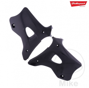 Black radiator fairing Polisport - Kawasaki KX 125 K ('96-'98) / Kawasaki KX 250 K 2T ('96-'98) - JM