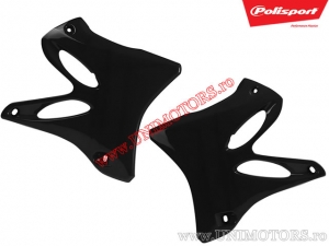 Black radiator fairing - Yamaha YZ 125 / YZ 250 2T ('02-'14) - Polisport