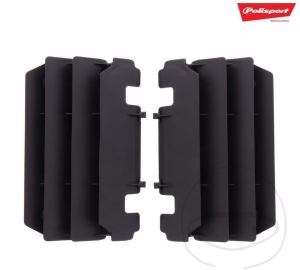 Black radiator guards set Polisport - Kawasaki KX 125 K ('97-'98) / Kawasaki KX 125 M ('03-'05) - JM