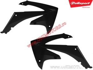 Black Radiator Shroud - Honda CRF 250 R ('10-'13) / CRF 450 R ('09-'12) - Polisport