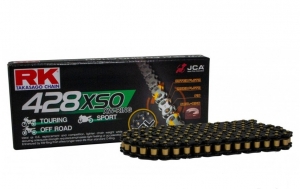 Black RK Chain X-Ring SW428 XSO / 138 - Aprilia SX 125 4T ABS / Beta Alp 125 / FBMondial SMX 125 i / Hyosung GV 125 Aquila - RK