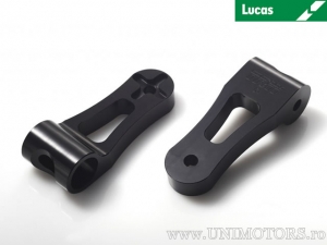 Black semi-handlebar clamp set D: 40mm - Lucas TRW