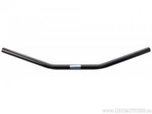 Black Steel Handlebar Drag Bar with 22mm Diameter and 755mm Length - Fehling