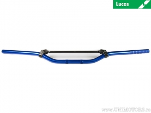 Blauw aluminium stuur met kruisbalk Enduro/Cross - Offroad High - diameter 22mm en lengte 797mm - Lucas TRW