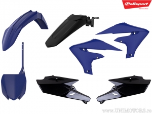 Blauw/zwarte plastic set - Yamaha YZ 250 F 4T ('19-'22) / YZ 450 F ('18-'22) - Polisport