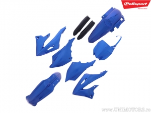 Blauwe plastic set - Yamaha YZ 125 / YZ 250 F 4T / YZ 250 2T / YZ 250 2T Monster Energy Edition ('22-'23) - Polisport